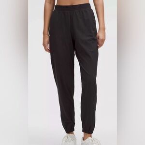 NWOT LULULEMON Perforated Adapted State High-Rise Jogger Pants, Black, Size 12